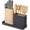 Charcoal, variant on Caraway 14-Piece Kitchen Prep Set - Kitchen Knife Set & Wooden Utensil Set - Made With Premium German Steel Blades & FSC-Certified Birch Wood - Includes Organizer - Charcoal