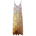 thumbnail image 4 of Mermaid Fish Scales Fine Art Sleeveless Dress Summer Dress Woman 2025, 4 of 7