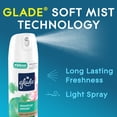 thumbnail image 2 of Glade® Odor Fighting Soft Mist Air Freshener Room Spray, Dewdrop Petals, 7.3oz., 1 Count, 2 of 12