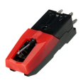 thumbnail image 3 of Piezas de aguja de diamante Yuxing para tocadiscos de aluminio color negro y rojo, 3 of 5
