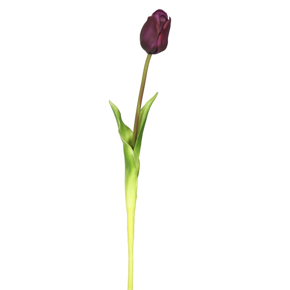 Vickerman 19" Artificial Purple Tulip Stem (3 Per Pack)
