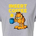 thumbnail image 3 of Garfield - Coffee - Juniors Cropped Cotton Blend T-Shirt, 3 of 5
