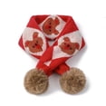 thumbnail image 2 of Women's Neckerchief Children Cartoon Snowman Santa Shawl Wrap Scarf Cartoon Pendant Bib Warm Scarf Thermal Scarf, Women's Accessories Neckerchief, 2 of 4