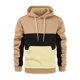 thumbnail image 2 of Gibobby Sudaderas con capucha para hombre Moderno Sudadera con cordón para Hombre(Caqui,G), 2 of 3