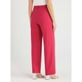 thumbnail image 3 of Free Assembly Women’s High Rise Wide Leg Pleated Pants, 32” Inseam, Sizes 0-20, 3 of 6