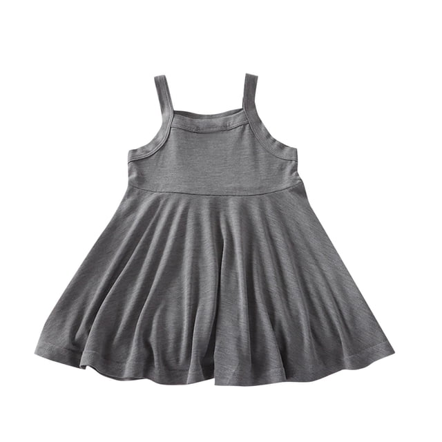 RXIRUCGD 2025 Vêtements d'Été pour Enfants Robe Sans Manches Imprimée Mode et Mignonne Robe de Princesse Respirante Douce et Confortable
