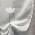 thumbnail image 4 of Magnetic Tulip Curtain Tieback – Elegant Resin Design with Strong Magnet – White/Gold, 4 of 6