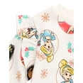 thumbnail image 5 of Disney Princess Toddler Girls' Fleece Sweatshirt and Pants Set Holiday Ivory, 5 of 6