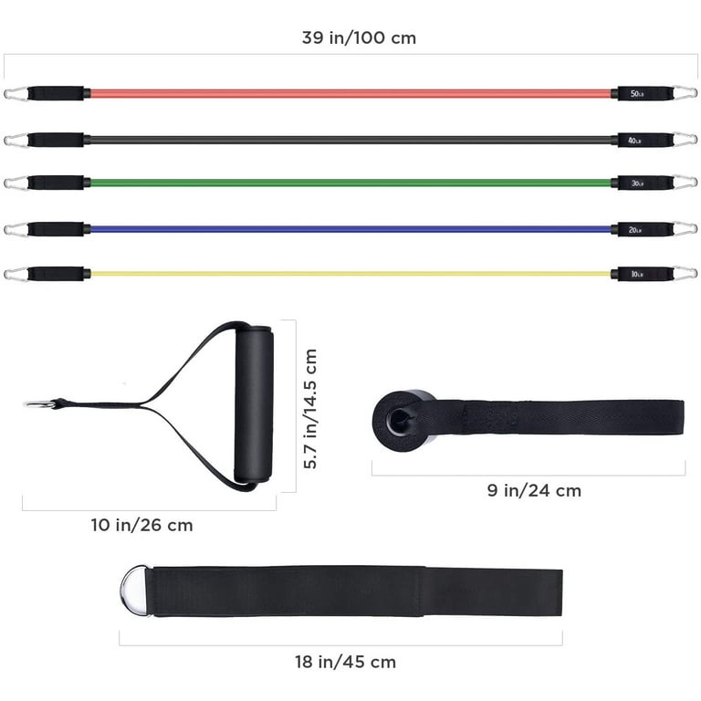 Letsfit resistance bands with handles clearance
