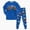 A103-Blue, variant on Little Boys Girls Pajamas 2 Piece Long Sleeve Set Cotton Sleepwear Toddler Clothes for Kids Baby Ladybug Style PJs Casual Homewear,3-4 Years