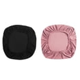 thumbnail image 2 of 2 fundas para sillas, color liso, extraíbles, para sillas de comedor. negro rosa, 2 of 2