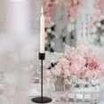 thumbnail image 3 of simhoa Candle Holder for Pillar Candles Candle Stand Iron Stable Base Table Centerpiece Black L, 3 of 8