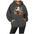 thumbnail image 2 of WEAIXIMIUNG Sweat-Shirt pour Femmes Graphique Tendance Décontracté Col Rond avec Poche Imprimé Hoodie, 2 of 3