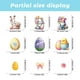 thumbnail image 3 of Xihbxyly Pegatina para Ventana de Conejito de Pascua, Diseño de Conejo y Globo Colorido, Material Translúcido de Pvc, Decoración para Vidrio y Puerta, Ideal para Fiestas de Pascua o Cumpleaños, Juego, 3 of 7