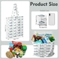 thumbnail image 3 of Foldable Tote Bag with Coral Reef & Tropical Fish Design - Durable, Eco-Friendly & Machine Washable Reusable Grocery Bag for Busy Parents & Students, 3 of 5