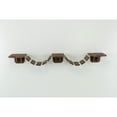thumbnail image 3 of TRIXIE Multi-Level Wall Mounted Cat Perch with Bridge, Espresso Brown, 3 of 6