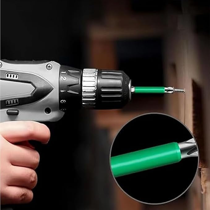 Tools Drill Bits,  Tools Magnetic Drill Bits, K5 Impact Resistant Non Slip Bit, Rowgins High Magnetic Screw Driver Drill Bit Set 25 50 65 70 90 150mm Screwdriver Set for Repair