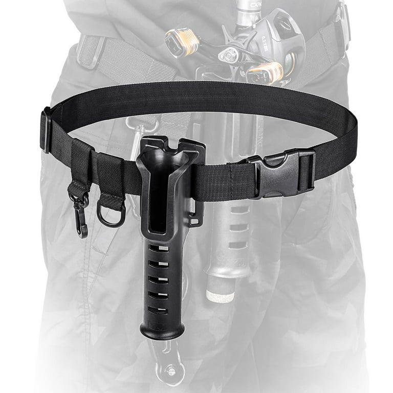 Fishing Rod Holder Belt - Portable Waist Rod Pole Holder, Adjustable Fishing  Rod Inserter Support Fishing Gear Accessories 