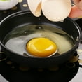 thumbnail image 2 of 2Pcs Non-stick Egg Frying Pans Mini Omelette Pans Iron Frying Pans (Black), 2 of 7