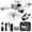 White, variant on 2.4G RC Drone with Dual 1080P Camera & 4.3In Screen,Brushless Motor RC Quadcopter,360° Obstacle Avoidance,Gesture Control,OneKeyTakeoff/Landing(Under 250g)