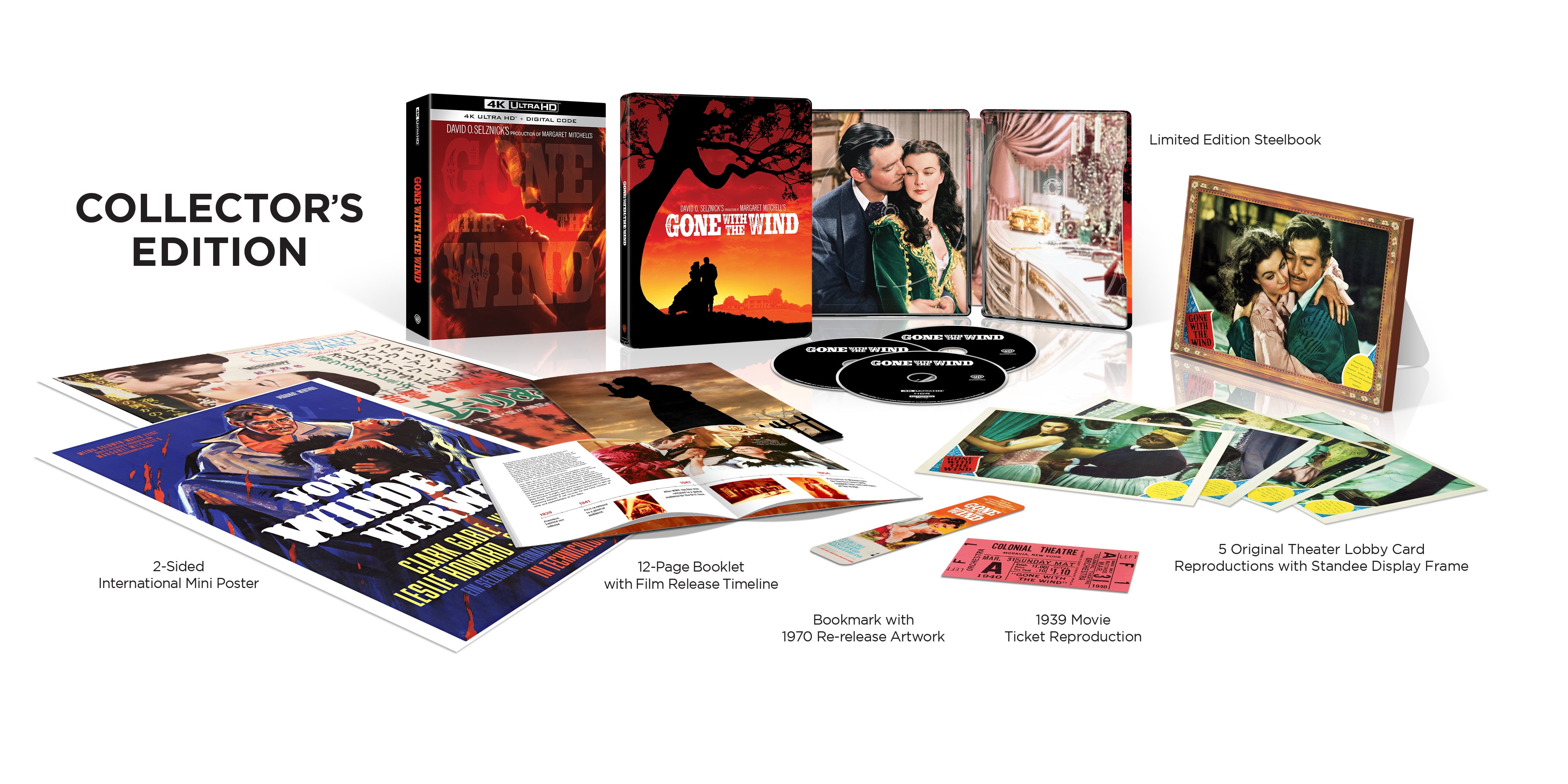 Gone With The Wind Collection (Walmart Exclusive) (Steelbook) (4K