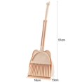 thumbnail image 7 of Ettsollp 1 Set Mini Children Broom Dustpan Cartoon Flexible Bristles Little Housekeeping Helper Kids Pretend Play Toddlers Indoor Outdoor Floor Sweeping Tool Kit, 7 of 7