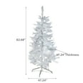 thumbnail image 3 of 7 White Spruce Xmas Tree Pvc 1150 Normal Tips W/Metal Stand, 3 of 3