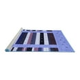 thumbnail image 2 of Ahgly Company Machine Washable Indoor Rectangle Abstract Blue Contemporary Area Rugs, 4' x 6', 2 of 4