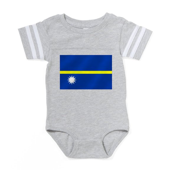CafePress - Flag Of Nauru - Cute Infant Baby Football Bodysuit
