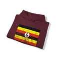 thumbnail image 4 of Uganda Ugandan Pride Flag Hoodie, Gifts, Hooded Sweatshirt, 4 of 4