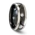 thumbnail image 2 of Edward Mirell  Titanium Black Ti 8mm Band, 2 of 5