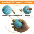 thumbnail image 4 of ABCISI Hand Exercise Ball, Squeeze Ball for Hand Therapy, Finger Extension Exerciser, Finger and Wrist Strengthener, Hand Grip Strengthener for Elderly,Weak Hand,Arthritis,Stroke,Carpal Tunnel, 10LB, 4 of 7