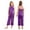 Purple, variant on iiniim Kids Girls Halter Shiny Sequins Jazz Latin Dance Jumpsuit Sleeveless Romper Long Pants Sky Blue 8