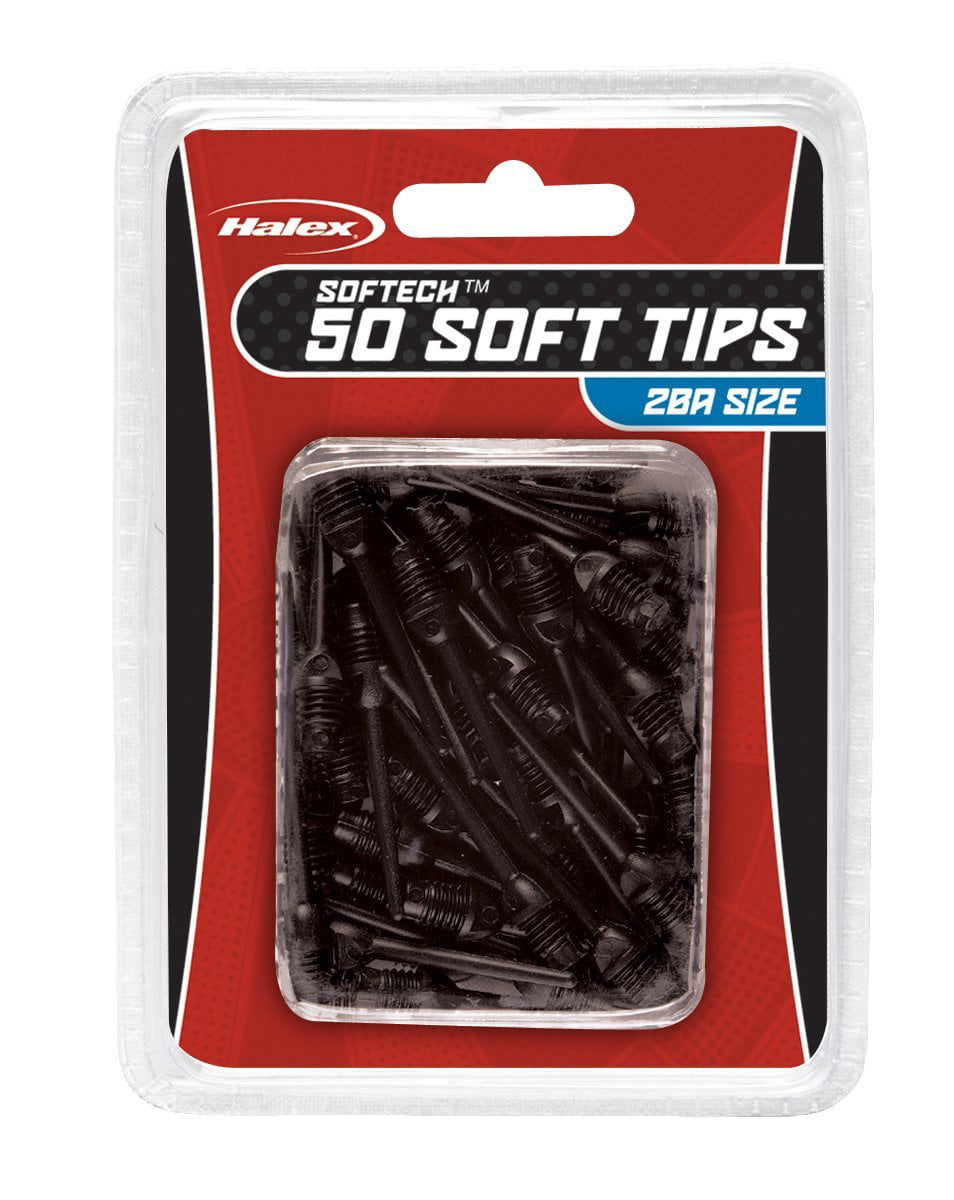 Regent Halex Pack of 50 Softech Dart Set Black Small 