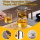 thumbnail image 2 of Glass Teapot with Wood Handle Intelligent Separation Design, Heat Resistant, for Tea and Coffee, 2 of 7