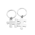 thumbnail image 3 of destyer Parents Lovers Keyring Keys Holder Couples Stainless Steel Keychain Holiday Anniversary Gift, OPP package, 3 of 9