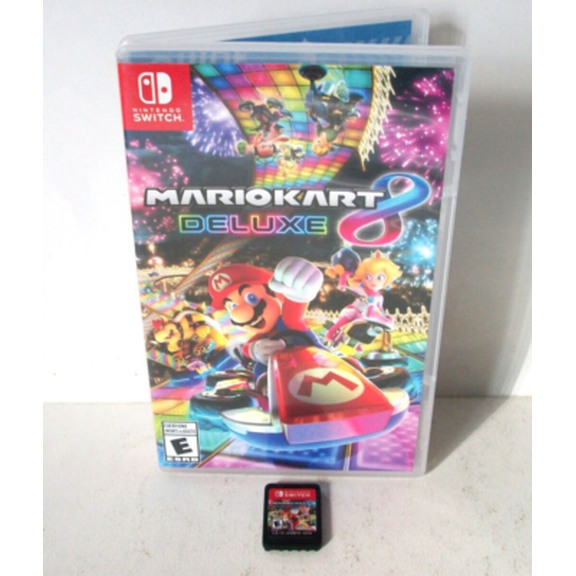 Restored Mario Kart 8 Deluxe (Nintendo Switch, 2017) Racing Game (Refurbished)