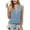 Light Blue, variant on Scyoekwg Casual Sleeveless Tops for Women Slim Fit V-Neck Button Tank Tops Solid Color Tops Vest Summer Camisole Comfortable Light Blue XXL(12)