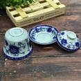 thumbnail image 7 of Porcelain Gaiwan 5oz Teacup Gongfu Tea Cup Tureen Chinese Sancai Cover Bowl Lid Saucer Set, 7 of 7