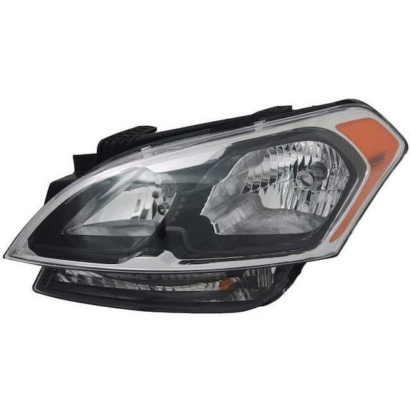 Left Driver Side Halogen Headlight Assembly - Compatible with 2012 - 2013 Kia Soul Hatchback (with Auto On-Off)