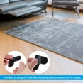 thumbnail image 4 of UPGRATOR 4 Pcs Anti Slip Rug Pads Black PU For Floors In Bedroom And Study Room, 4 of 7