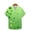 Shirt - A01 Mint Green, variant on Xdegoge St Patricks Day Shirt for Men Plus Size Button Down V Neck Shirts Green St Patrick's Casual Loose Tops Shamrock Print Irish Top