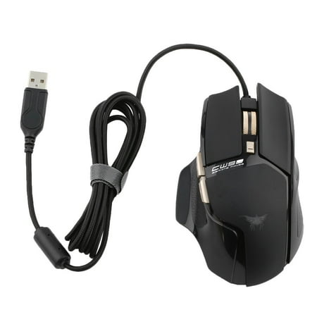 Wired Gaming Mouse Mice 6 Buttons Design Breathing 4 LED Colors For Gamer PC