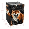 thumbnail image 5 of Fox Foldable Car Trash Can with Lid, Leak-Proof Hanging Storage Bag - Car Trash Bin, Mini Trash Can, 5 of 6