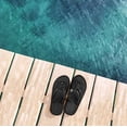 thumbnail image 4 of Men’s Casual Knot Thong Sandals – Soft Fabric Strap Flip Flops with Cushioned Sole, 4 of 6