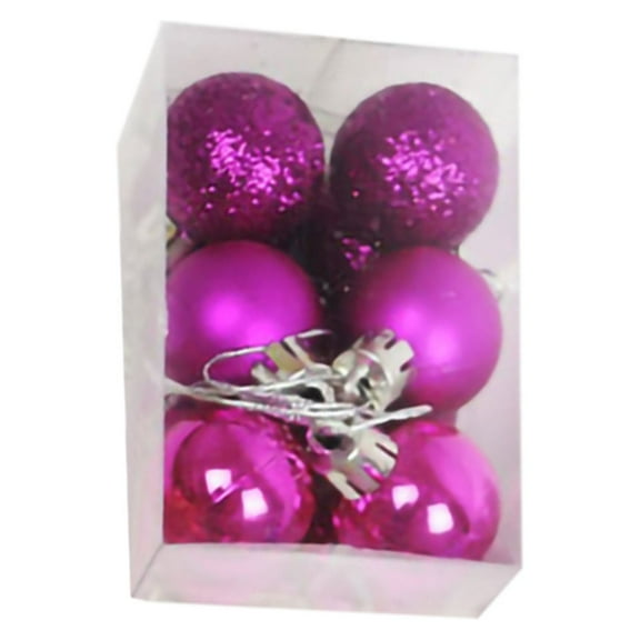 Christmas Ornaments Set, 12ct Colorful Red Green Blue Shatterproof Christmas Tree Decorations Ball Ornaments Bulk, 1.18 Inch Vintage Hanging Ornament for Xmas Trees Holiday Party Decor