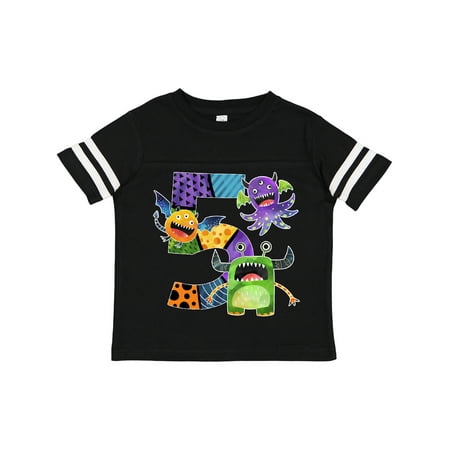 

Inktastic Fun Monsters Fifth Birthday Gift Toddler Boy or Toddler Girl T-Shirt