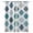 Blue, variant on Moroccan Geometric Blackout Curtains for Bedroom, Vintage Boho Rhombic Pattern Red Gray Thermal Insulated Kitchen Drapes with Grommets, Light Blocking Window Treatment, 2 Panels 42" x 45"