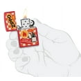 thumbnail image 5 of Zippo Retro Design Red Matte Pocket Lighter, 5 of 6