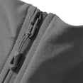 thumbnail image 5 of Sevevn Men Softshell Jacket Full Zip Up Hooded Regular Fit Water Resistant Stretch Fabric Side Zip Pockets Arm Zip Pocket Hook Loop Patch For Hiking Wear, 5 of 7